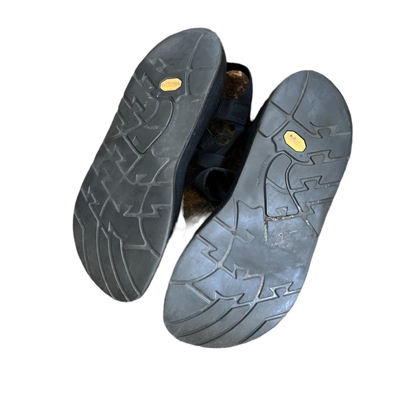 CHACO Men’s Sandal Blk Size 12 Slight Wear at Heel and Sole Still Plenty of Life - Picture 5 of 12